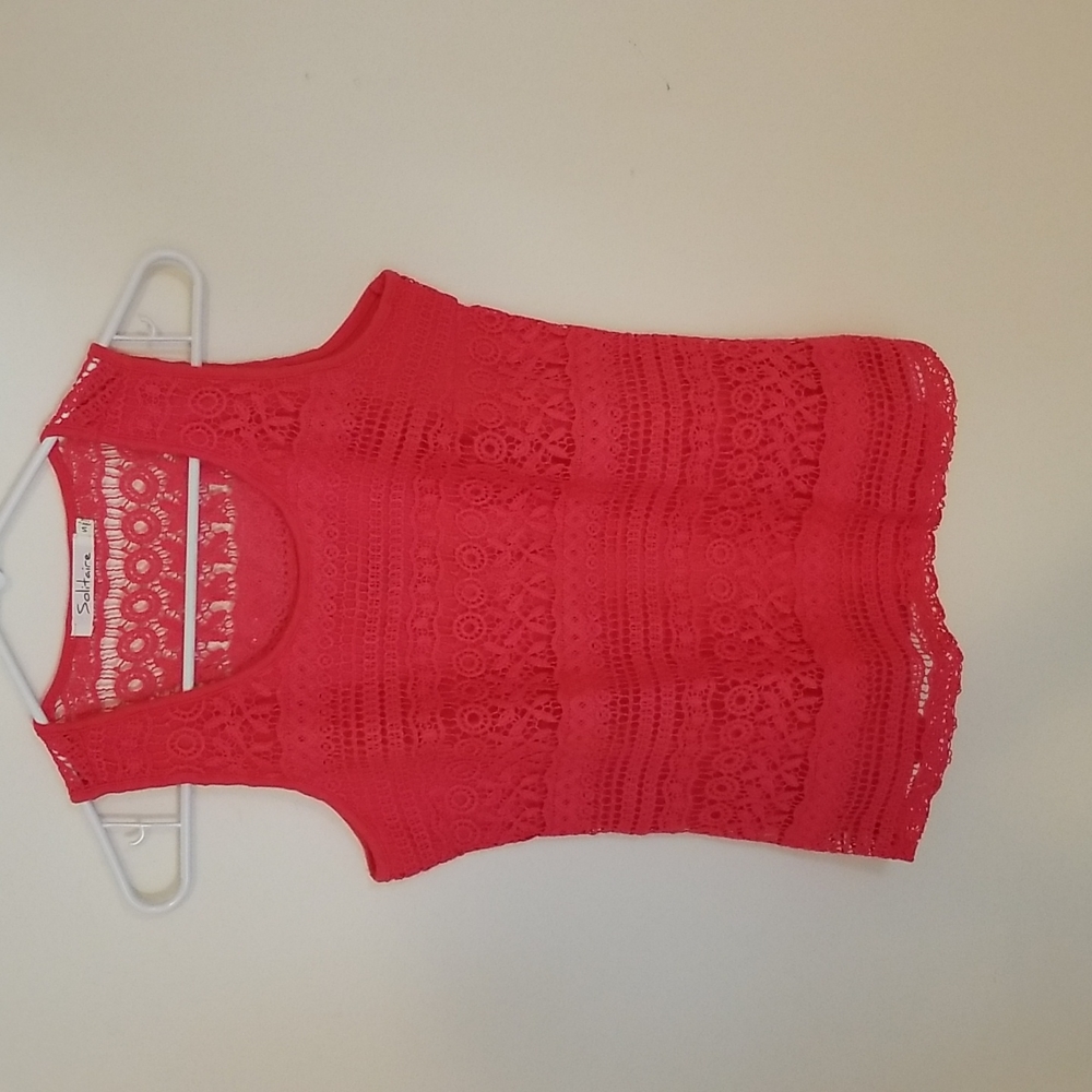 Solitaire Lace Tank Top
